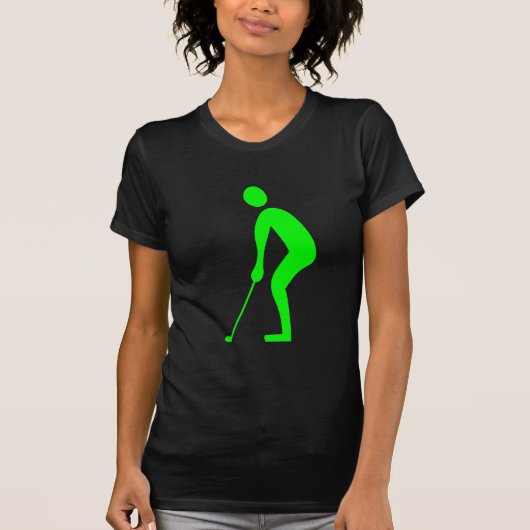 パッティング – 緑 Tシャツ (正面)