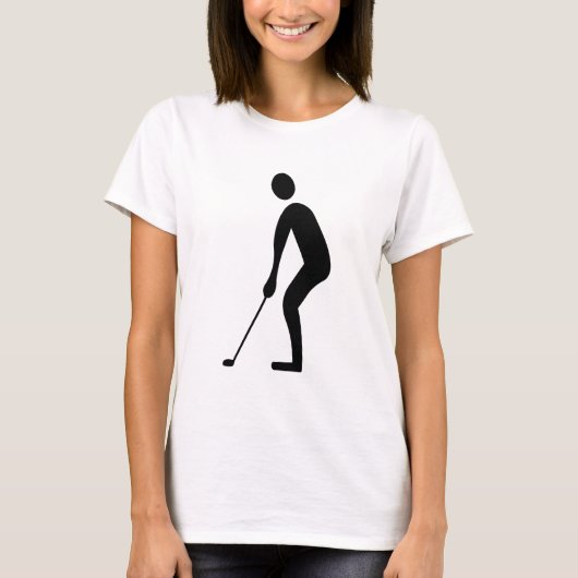 パッティング – 黒 Tシャツ (正面)