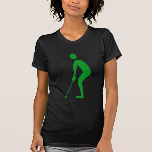 パッティング – Grass Green Tシャツ (正面)