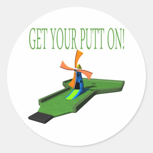 パットを手に入れる ラウンドシール (正面)