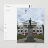 パットナムカウンティコートハウスパラッカフロリダポストカード ポストカード (正面/裏面)