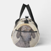 パットハウンド絵を描ズ可愛いオリジナルドッグアート ダッフルバッグ (右)