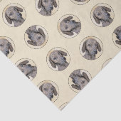 パットハウンド絵を描ズ可愛いオリジナルドッグアート 薄葉紙 (詳細)