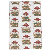 パットパイレーツゴルフホビースポーツ ミディアムペーパーバッグ (裏面)