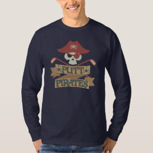 パットパイレーツゴルフ屋外スポーツ Tシャツ