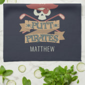 パットパイレーツゴルフ趣味 キッチンタオル (折り畳み)