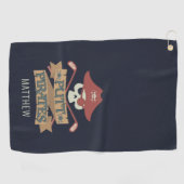 パットパイレーツゴルフ趣味 ゴルフタオル (横)