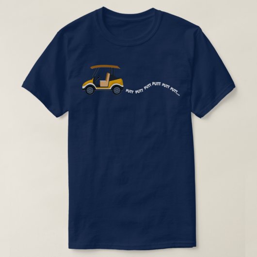 パットパットゴルファー車ゴルフパパママゴルフAcc Tシャツ (デザイン正面)