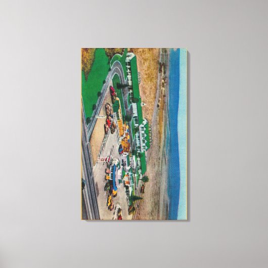 パットマーズモーテモダンルアンドドライブインステート キャンバスプリント (正面)