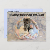 パットンのイースターバスケット – はがき (正面/裏面)