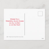 パット・キャット&ザ・クリスマスツリー シーズンポストカード (裏面)