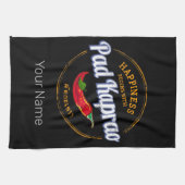 パッドカプラオチリ通りフードヴィンテージタイ キッチンタオル (横)