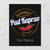 パッドカプラオチリ通りフードヴィンテージタイ シーズンポストカード (正面)