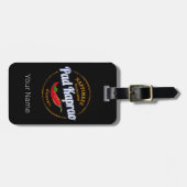 パッドカプラオチリ通りフードヴィンテージタイ ラゲッジタグ (正面横)