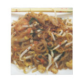パッドタイ[ผัดไทย]タイ通り食品 ノートパッド (正面)