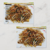 パッドタイ[ผัดไทย]タイ通り食品 名刺 (正面/裏面)