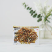 パッドタイ[ผัดไทย]タイ通り食品 名刺 (スタンド正面)