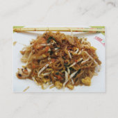 パッドタイ[ผัดไทย]タイ通り食品 名刺 (裏面)