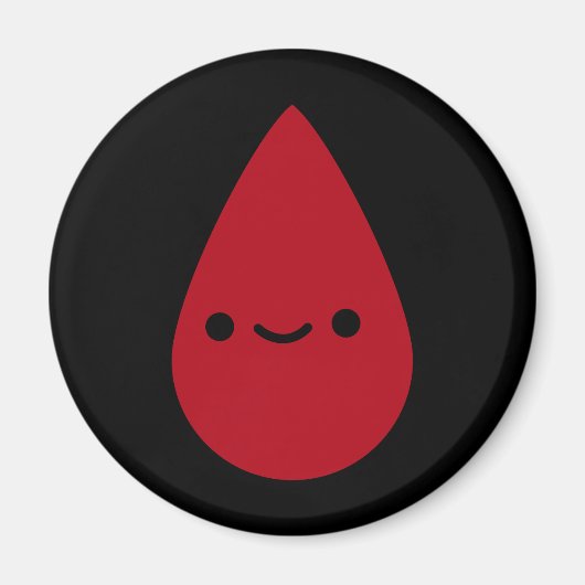 パッドレッドパーティゲームのピースにピリオドをピン留めする マグネット (正面)