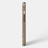 パッド付き砂漠迷彩柄 iPhoneケース (左側面)
