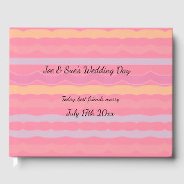 パッパターン（の模様が）あるテルのストライプで ゲストブック