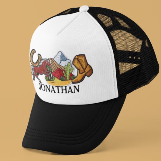 パッパーソナライズされたチフェイク・カウボーイ・ギフト キャップ