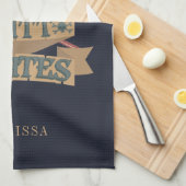 パッパーソナライズされたトパイレーツゴルフのホビーキッチン キッチンタオル (四つ折り)