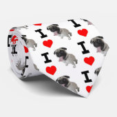 パッファンキーグが大好きな可愛い犬の恋人 ネクタイ (ロール)