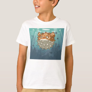 パッファーの魚はワイシャツをからかいます Tシャツ