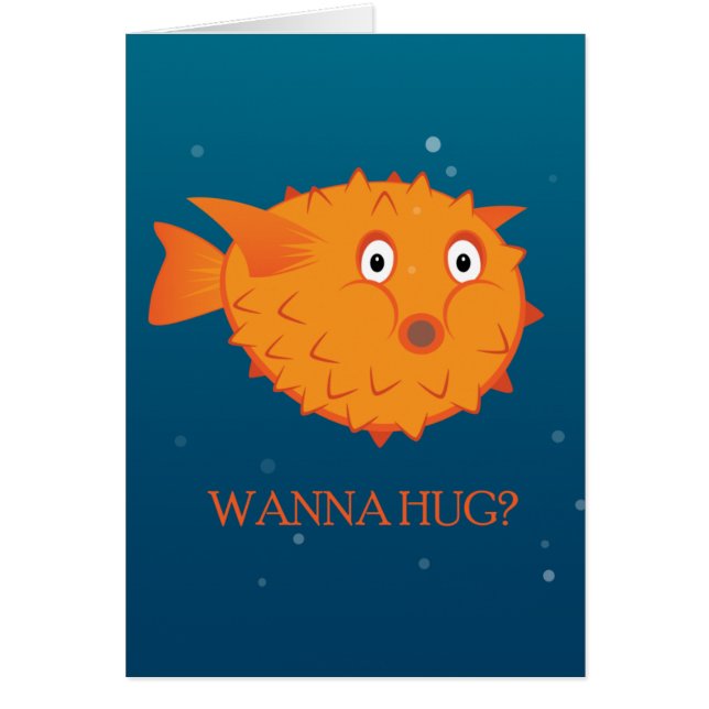 パッファーの魚は抱き締めたいと思います (正面)