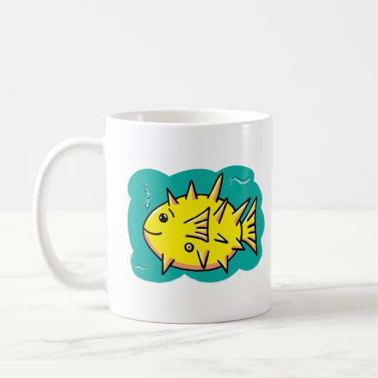 パッファーの魚 コーヒーマグカップ (左)