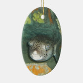 パッファーの魚 セラミックオーナメント (右)