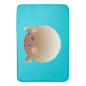 パッファーの魚 バスマット (正面縦)