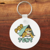 パップテントキャンプ キーホルダー (正面)