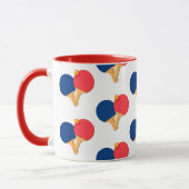 パッモダンドスタイリッシュ、ボールの白い背景 マグカップ (左)