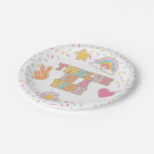 パッ名門私立校風のチ12はヴィーベ12誕生日 ペーパープレート (アングル)