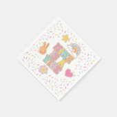 パッ名門私立校風のチ・ナインはヴィベ9誕生日 スタンダードカクテルナプキン (角)