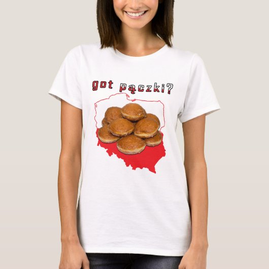 パッ得キ?ポーランドの地図 Tシャツ (正面)