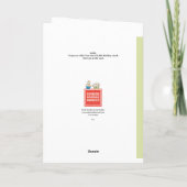 「パッ感じクしない」おもしろい誕生日カード011 カード (裏面)