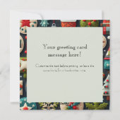 パッ感じチ細工クリスマス飾りカード シーズンカード (裏面)