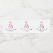 パッ感謝していクカーで運転する ペットボトルラベル (シングルラベル)