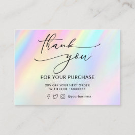 パッ感謝していテルの色 名刺