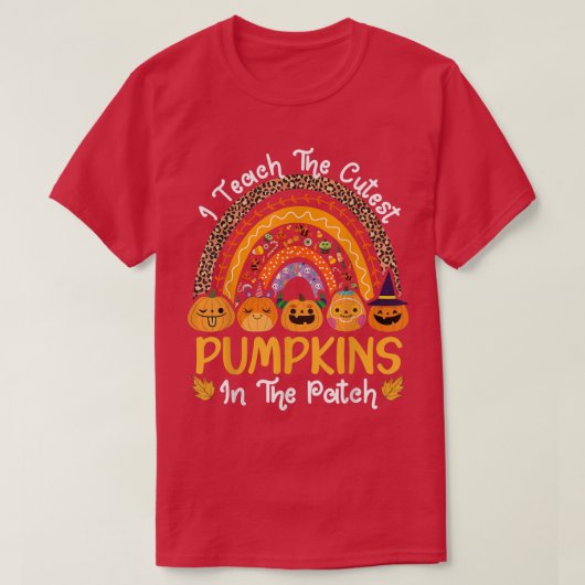パッ教えチ先生Fで一番可愛いカボチャ Tシャツ (デザイン正面)