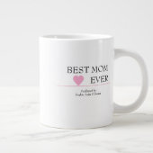 パッ最高のクハートで母がマグカップ – 確認… ジャンボコーヒーマグカップ (右)