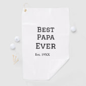 パッ最高のパは今まで。年の日付名の追加父のda ゴルフタオル (インサイチュ)