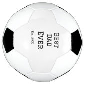 パッ最高のパは今まで。年の日付名の追加父のda サッカーボール (回転)