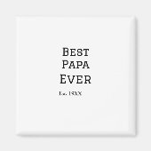 パッ最高のパは今まで。年の日付名の追加父のda マグネット (正面)