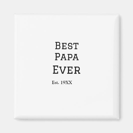 パッ最高のパは今まで。年の日付名の追加父のda マグネット (正面)