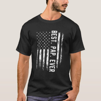 パッ最高のプエバーアメリカ国旗のギフ男性へトD父の Tシャツ