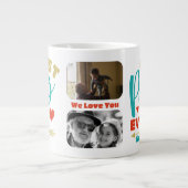 パッ最高のプ・エバーパーソナライズされた・パレトロ ジャンボコーヒーマグカップ (正面)